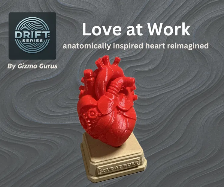 Love at Work – Tượng Trái Tim Giải Phẫu Cơ Khí - Image 2