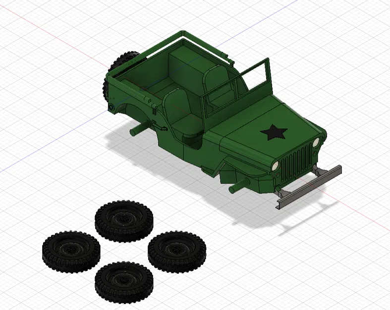 Jeep Quân Sự (Military Jeep) - Image 1