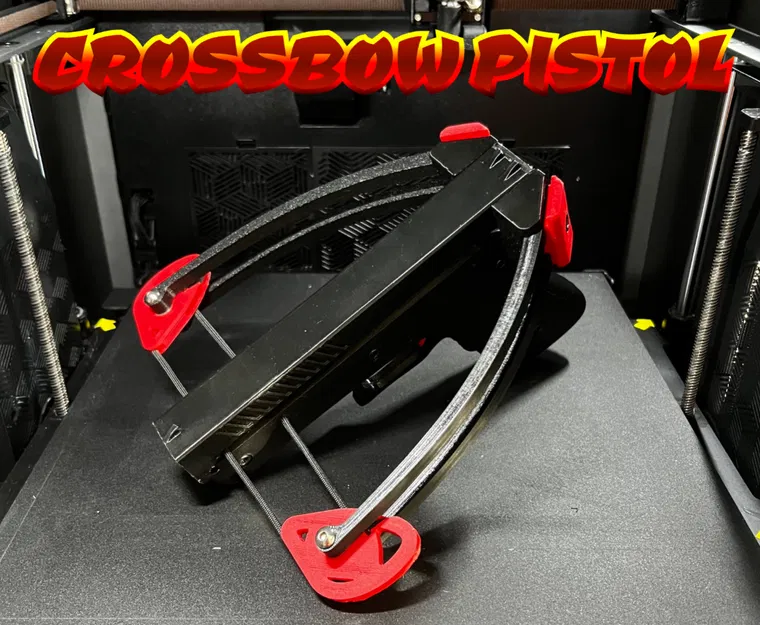 Compound CrossBow Pistol – Súng nỏ đồ chơi in 3D cơ cấu kéo slide - Image 1