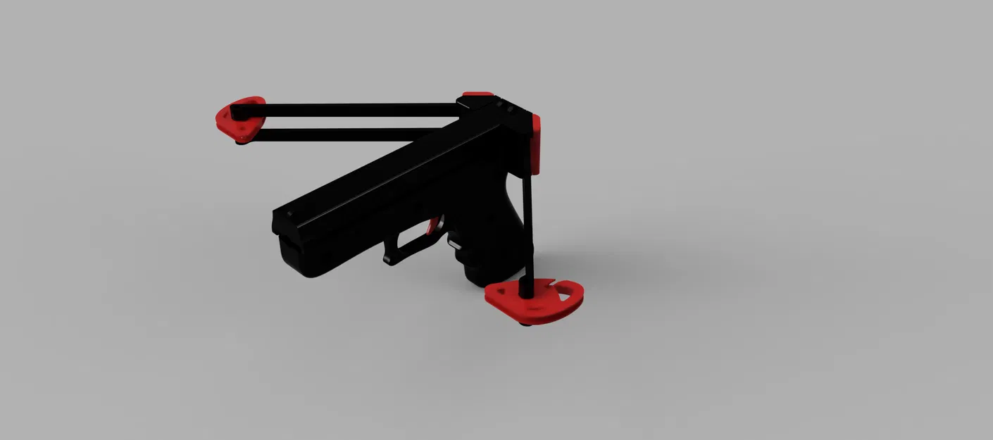 Compound CrossBow Pistol – Súng nỏ đồ chơi in 3D cơ cấu kéo slide - Image 3