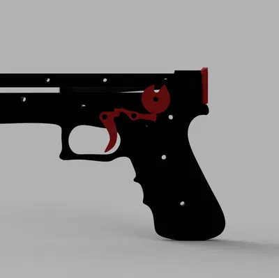 Compound CrossBow Pistol – Súng nỏ đồ chơi in 3D cơ cấu kéo slide