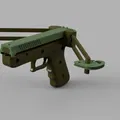 Compound CrossBow Pistol – Súng nỏ đồ chơi in 3D cơ cấu kéo slide - Thumbnail 5