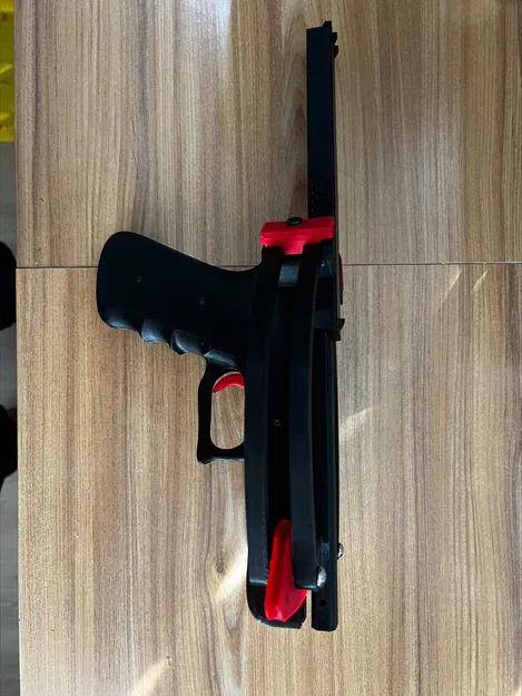 Compound CrossBow Pistol – Súng nỏ đồ chơi in 3D cơ cấu kéo slide - Image 8