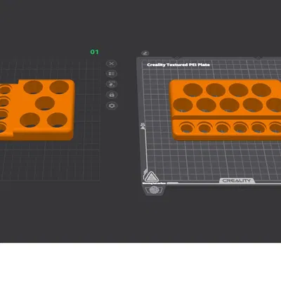 Khay giữ lọ thuốc cho hộp Pelican M40 micro case