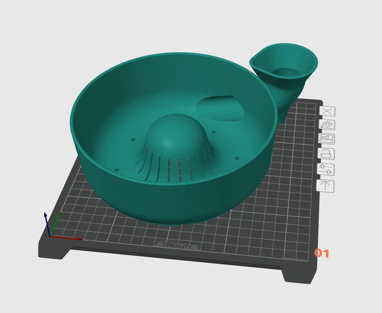 Thau rửa trái cây - vừa buildplate Ender 3/K1 - Image 1