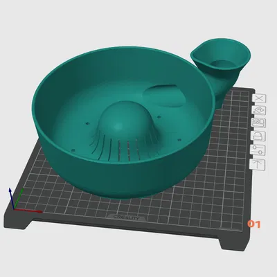 Thau rửa trái cây - vừa buildplate Ender 3/K1