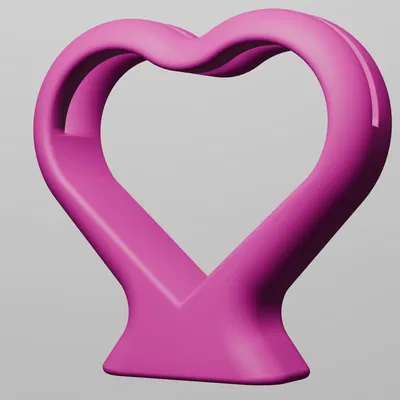 Kệ Giữ Ảnh Hình Trái Tim (Heart Photo Holder)