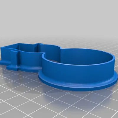 Khuôn cắt bánh quy người tuyết PETG (Snowman Cookie Cutter PETG)