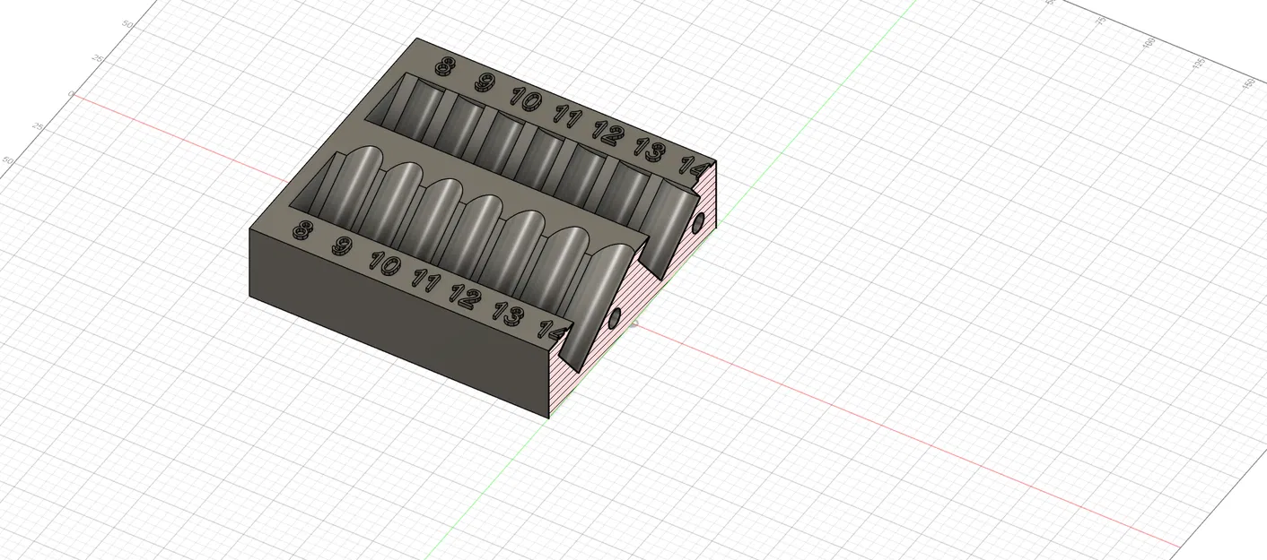 Kệ để Socket nghiêng SAE & MM (Slanted Socket Rack SAE and MM) - Image 5