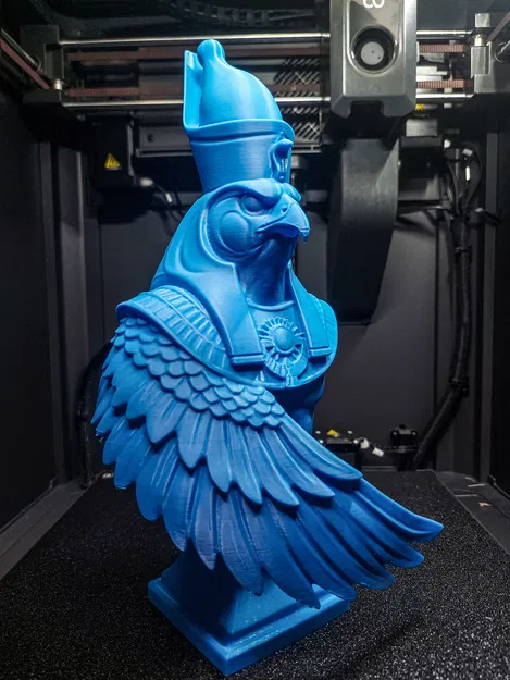 Bust Horus Ai Cập Cổ STL | Thần Ưng 3D Print | Trang Trí Bàn Mythology - Image 1