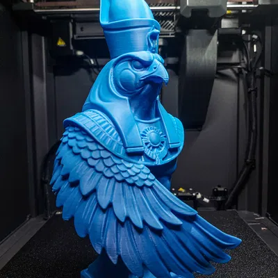 Bust Horus Ai Cập Cổ STL | Thần Ưng 3D Print | Trang Trí Bàn Mythology