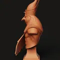 Bust Horus Ai Cập Cổ STL | Thần Ưng 3D Print | Trang Trí Bàn Mythology - Thumbnail 2