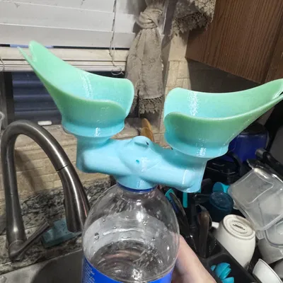 V2 cốc rửa mắt gắn chai nước 28mm – ít filament – in nhanh hơn