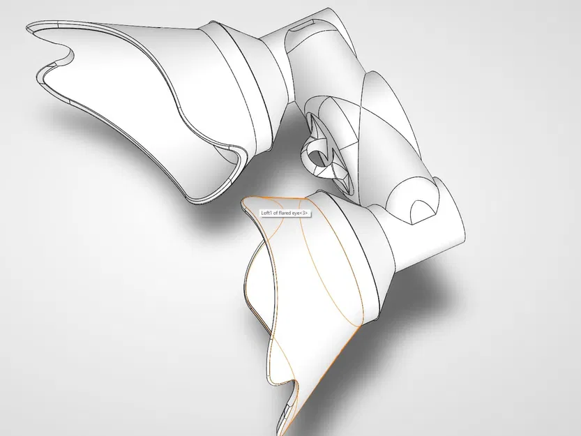 V2 cốc rửa mắt gắn chai nước 28mm – ít filament – in nhanh hơn - Image 3