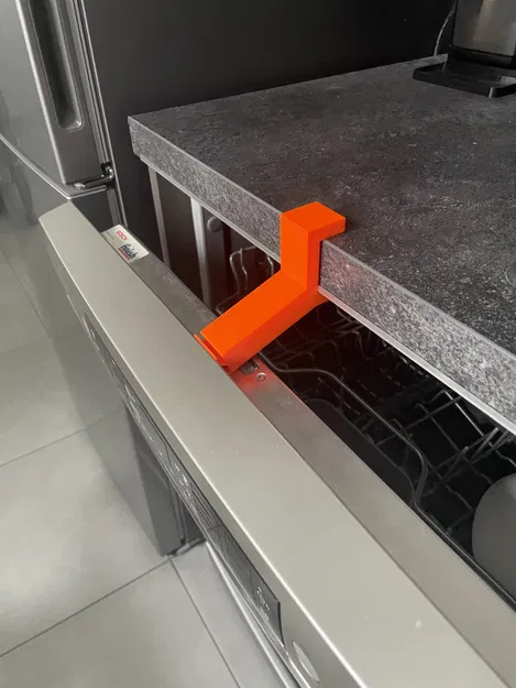 Giá đỡ cửa máy rửa chén (Dishwasher door holder) - Image 1