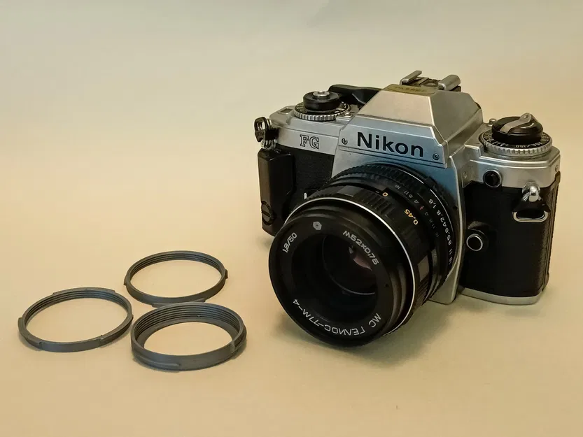 Adapter M42 sang Nikon-F (M42 to Nikon-F adapter) tối giản - Image 1