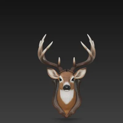 Đầu hươu treo tường (trophy)