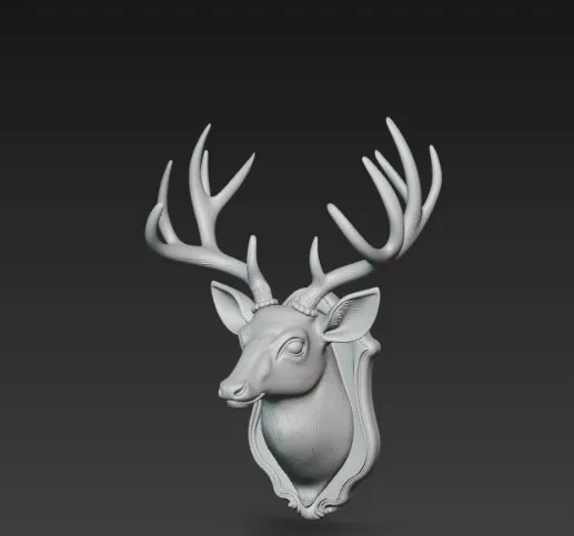 Đầu hươu treo tường (trophy) - Image 4