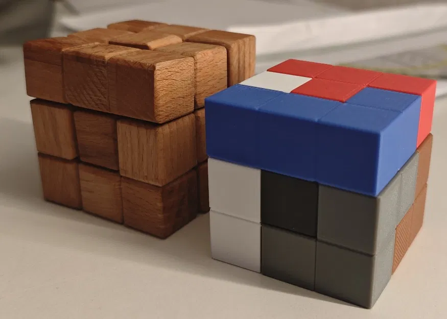 Soma Würfel Puzzle cube - Image 1
