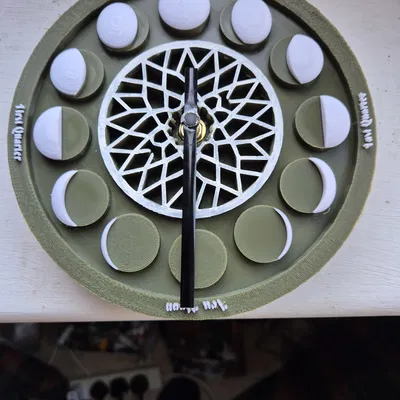 Một mẫu đồng hồ pha Mặt Trăng khác (Another Lunar Moon Phase Clock)