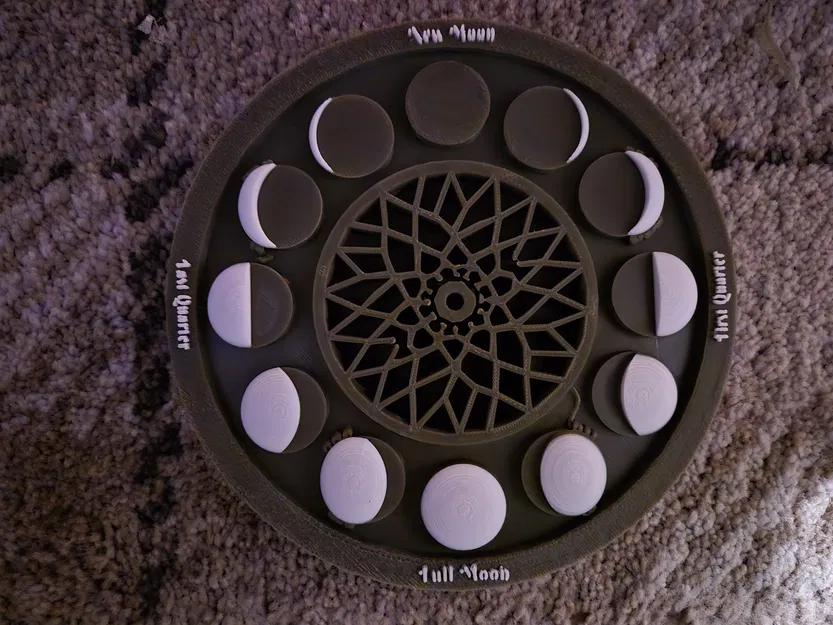 Một mẫu đồng hồ pha Mặt Trăng khác (Another Lunar Moon Phase Clock) - Image 2