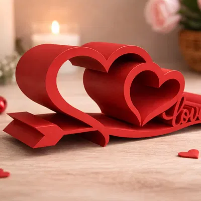 Bảng Chữ LOVE Hình Trái Tim (Love Sign) Trang Trí Valentine