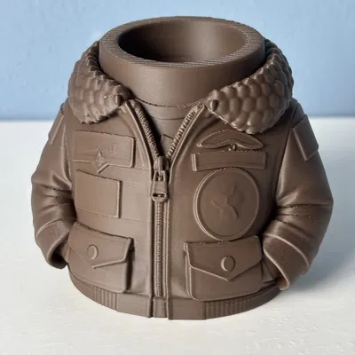 Ống Cắm Bút Áo Jacket Hàng Không – Desk Organizer Phong Cách Phi Công