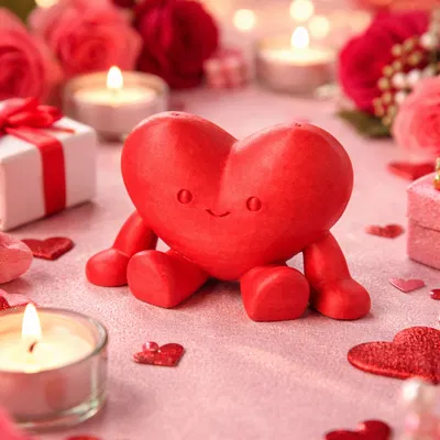 Valentines Heart Sitting Buddy – Buddy Trái Tim Ngồi Dễ Thương