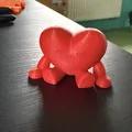 Valentines Heart Sitting Buddy – Buddy Trái Tim Ngồi Dễ Thương - Thumbnail 2