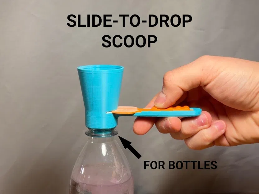 Muỗng đổ bột Slide-to-Drop cho chai - Image 1