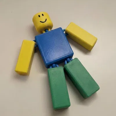 Mô hình Roblox Noob Ragdoll Print-In-Place (NO AMS) – In 1 màu