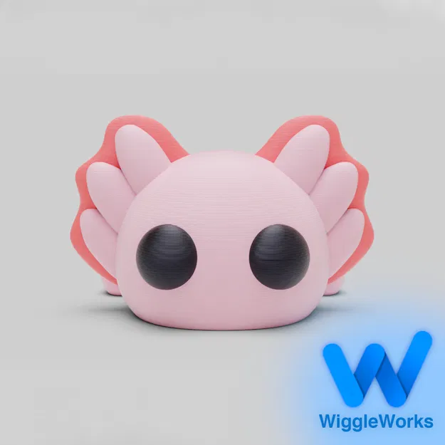 Flexi Articulated Axolotl (Đa Màu) – Kỳ Giông Khớp Nối Dẻo - Image 3