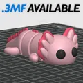 Flexi Articulated Axolotl (Đa Màu) – Kỳ Giông Khớp Nối Dẻo - Thumbnail 4