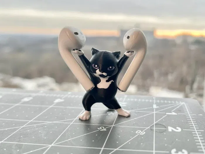 Giá treo tai nghe hình mèo - Image 1