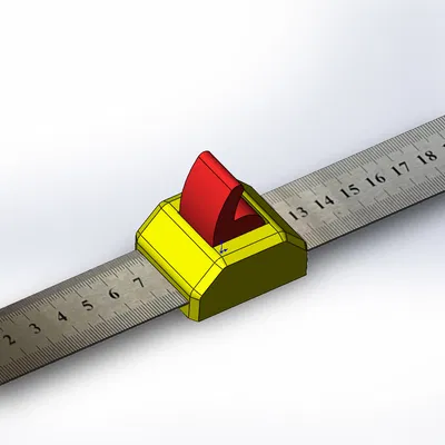 Ruler Marking Gauge – Cữ vạch dấu kẹp thước (không bu-lông)