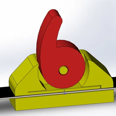 Ruler Marking Gauge – Cữ vạch dấu kẹp thước (không bu-lông)