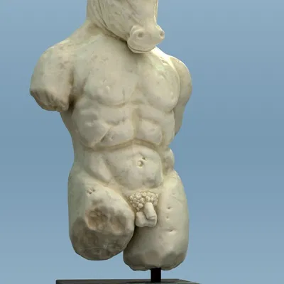 Tượng Minotaur (Minotaur Statue) – Mẫu 3D đá cẩm thạch