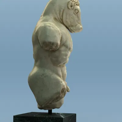 Tượng Minotaur (Minotaur Statue) – Mẫu 3D đá cẩm thạch