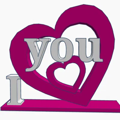 Tượng Trái Tim “I Love You” (I love you Heart Sculpture)