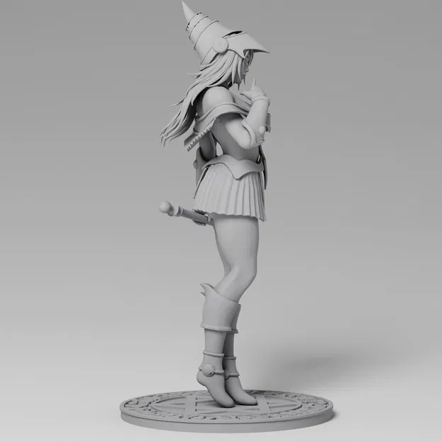 Witch 3D Print Ready – Mẫu phù thủy sẵn sàng in 3D - Image 2