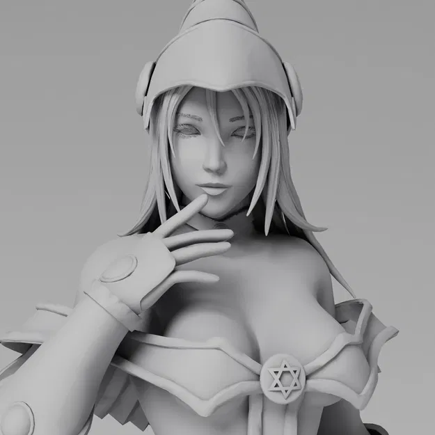 Witch 3D Print Ready – Mẫu phù thủy sẵn sàng in 3D - Image 3