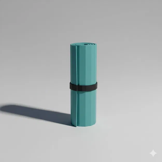 Thảm Yoga Low Poly - Image 1