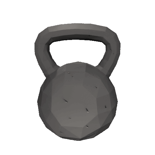 Tạ Kettlebell Low Poly - Thumbnail 2