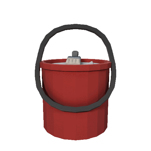 Xô sơn Low Poly (Low Poly Paint Bucket)