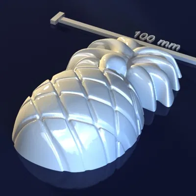 Pineapple_yFvYW – Mẫu 3D khuôn dứa chất lượng cao để 3D print