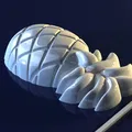 Pineapple_yFvYW – Mẫu 3D khuôn dứa chất lượng cao để 3D print - Thumbnail 4