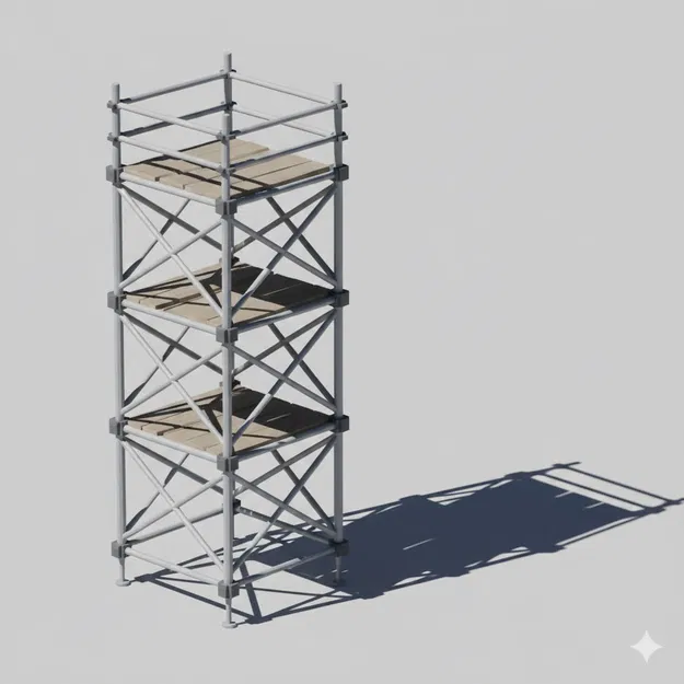 Giàn giáo Low Poly - Image 1