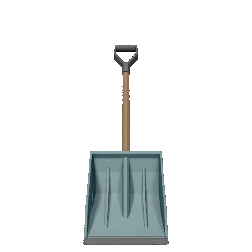 Xẻng Xúc Tuyết Low Poly