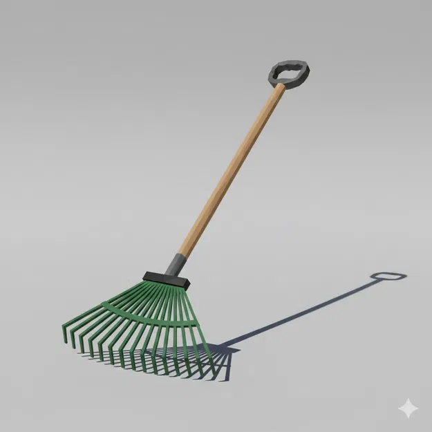 Cào Lá Low Poly - Image 1