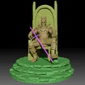 Death Knight print ready – Mẫu DeathKnight sẵn sàng in 3D - Thumbnail 3